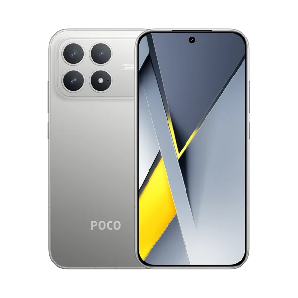 Xiaomi POCO F8 Pro Versión Global 512GB 12GB RAM Dual Sim 6.59" AMOLED Snapdragon® 8 Elite 120Hz 6210mAH 100w NFC Hypercharge,Plata