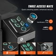 thumbnail image 2 of KFFKFF Wall-Mountable Firearm Safe, Secure Handgun Storage with Biometric, Keypad, and Key Access, Fits 1 Pistol, Ideal for Home, Bedside, or Nightstand, 2 of 9