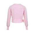 thumbnail image 2 of YEAHDOR Kids Little Girls Ballet Knit Wrap Sweater Long Sleeve Warm-up Cardigan Pink 9-10, 2 of 7