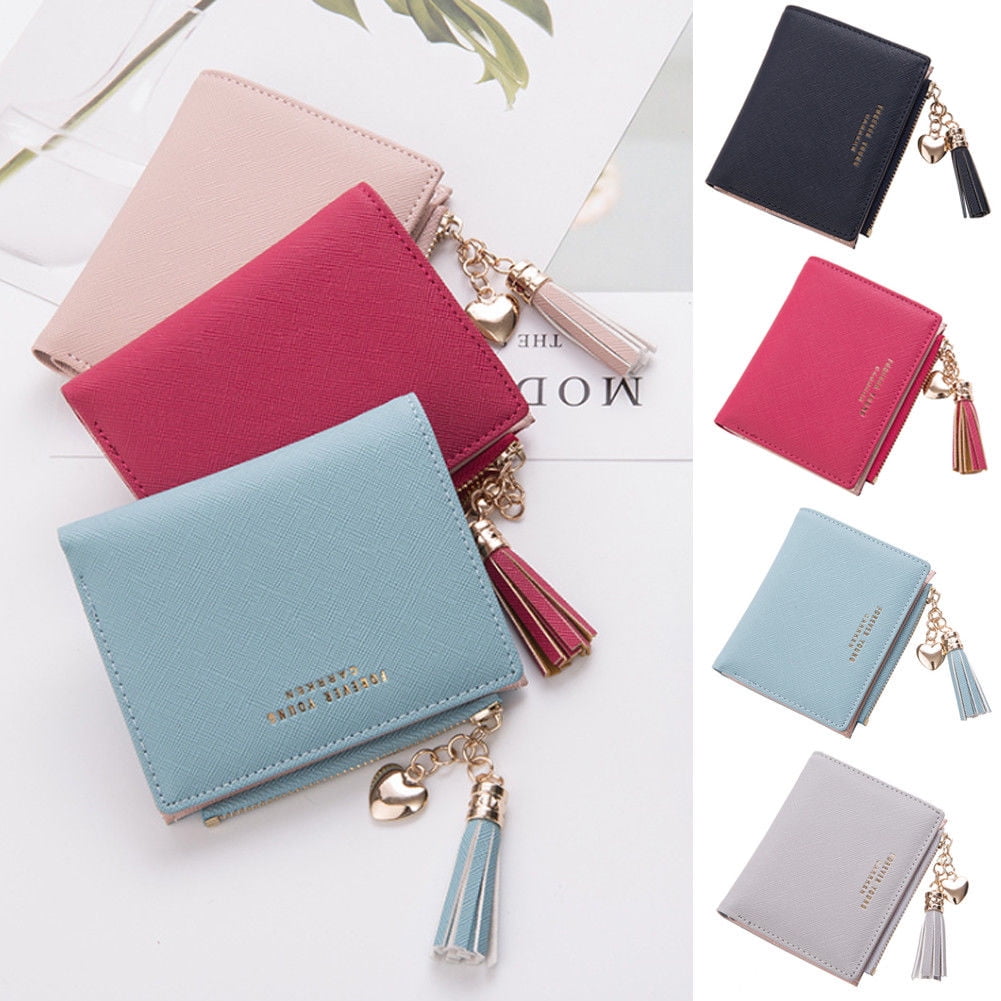 Hirigin 1PC Cute Wallet Women Coin Bag Leather Ladies Simple Bifold