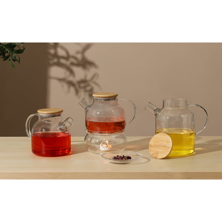 High Borosilicate Glass Teapot With Removable Infuser Clear Heatproof For  Blooming And Loose Leaf 600ml Tea Kettle Tea Pots - Teapots - AliExpress