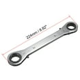 thumbnail image 2 of Uxcell Reversible Ratcheting Wrench,  19mm x 21mm Double Box End, CR-V, 2 of 5