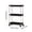 Black, variant on VWRXBZ Corner Shelf, 15.8 Inch Three Layer Movable Crevice Storage Rack Multi-layer Pulley Storage Rack Thick Plastic Suitable for Bathroom and Kitchen Crevices Shelf Organizer