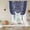 Blue, variant on Japanese Balloon Curtains for Windows, Bedroom Curtains 54 Inch Length, Beige Farmhouse Retro Floral Leaf Pattern Tie Up Curtains Panels Thermal Insulated Bathroom Curtains Window 42"x54"