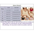 thumbnail image 3 of CUZIBR Women Bra Seamless Wireless Lace Cross Front Underwear Thin Cup V-Neck Tank Top Cozy Lightweight Full Coverage Comfortable Bralette Dailywear,Beige,L, 3 of 4