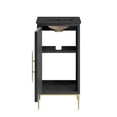 thumbnail image 5 of Modway Awaken 18" Solid Wood and MDF Bathroom Vanity in Black, 5 of 7