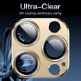 thumbnail image 6 of JETech Camera Lens Protector for iPhone 14 Pro 6.1-Inch and iPhone 14 Pro Max 6.7-Inch, Full Coverage 9H Tempered Glass Ring Cover, Matte Metal Plate, Case Friendly, 1-Pack (Gold), 6 of 7