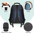 thumbnail image 4 of Uorisanigo Flaming Football School Backpack for Kids 6-12 Year Lightweight School Bag Elementary Casual Daypack with Padded Straps for Boys and Girls Fit Schools, Travel & Sports, 4 of 7