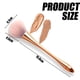 thumbnail image 5 of 2 brochas grandes para polvos minerales, brochas de maquillaje Kabuki bronceadoras, brochas profesionales para polvos y brochas para colorete para maquillaje diario, oro rosa, 5 of 6