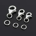 thumbnail image 5 of yotijay 3 Sets 8/9/11mm 925 Sterling Lobster Claw Clasps Jewelery Making Supplies, 5 of 9
