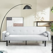 Aziza Convertible Sofa Bed - Light Gray