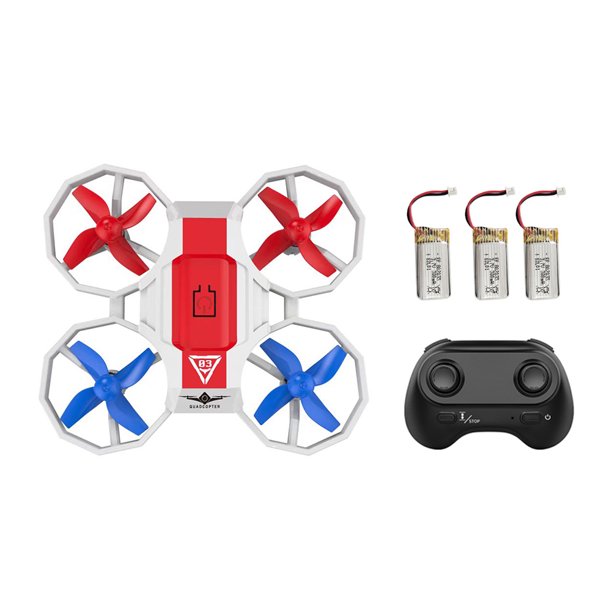 Avión Rc Drone portátil Quadcopter UAV 3D Flip Drone Quadcopter para adultos (Red 3Battery) Ehuebsd libre de BPA