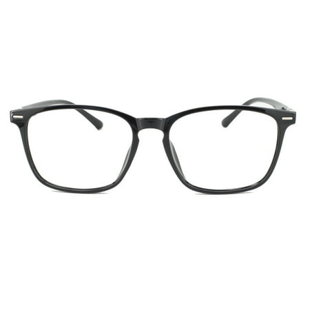 Eye Buy Express Prescription Glasses Mens Womens Black Retro Style Reading Glasses Anti Glare grade