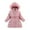 Pink, variant on CYRBOKO Girls' Puffer Jackets, Cotton Full Zip Loose Thermal Winter Coats Hot Pink Size 8 T
