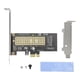 thumbnail image 1 of Adaptador NVMe PCIe, interfaz NVME de ancho de banda de 5Gbps, adaptador PCIe a M.2 SSD Plug and Play con disipador de calor para SSD con llave M, 1 of 14
