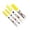 Yellow, variant on Stone Restoration Paint Pen Tombstone Marker Pen Waterproof Repair Marker for Headstone Lettering Engraving Refinish Outdoor Memorial Stone Concrete Surface 4 Pack