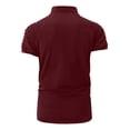 thumbnail image 4 of pstuiky camisetas de manga corta para hombre, Camisa tipo cárdigan de manga corta con botones y solapa de color liso para hombre, estilo verano, a la moda, con bolsillo ropa de hombre l, 4 of 4