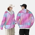 thumbnail image 6 of Easygdp Fun Rainbow Pink Lightweight Long Sleeve Sun Shirt Sports long-Sleeved Sun Protective Clothing, Quick Drying Breathable - 3X-Large, 6 of 9