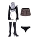 thumbnail image 4 of Conjunto de Ropa para Muñeca Femenina Sunnimix Vestido Camiseta con Hombros Descubiertos Botas 1/6, 4 of 8