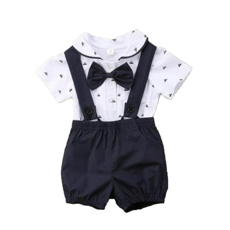 

Wallarenear Baby Clothes Romper Jumpsuit Bodysuit+Pants Shorts Outfit Set