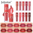 thumbnail image 2 of Julystar Star Velvet Matte Liquid Lipstick, 10 neutral warm shades, non-sticky, non-drying, moisturizing lip gloss perfect for everyday, dates, parties, and travel, 2 of 16