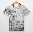 thumbnail image 3 of Blooming Flower Hope Seeds Wind Men Zipper T-shirt Summer Casual Short Sleeve T-shirt Top, 3 of 7