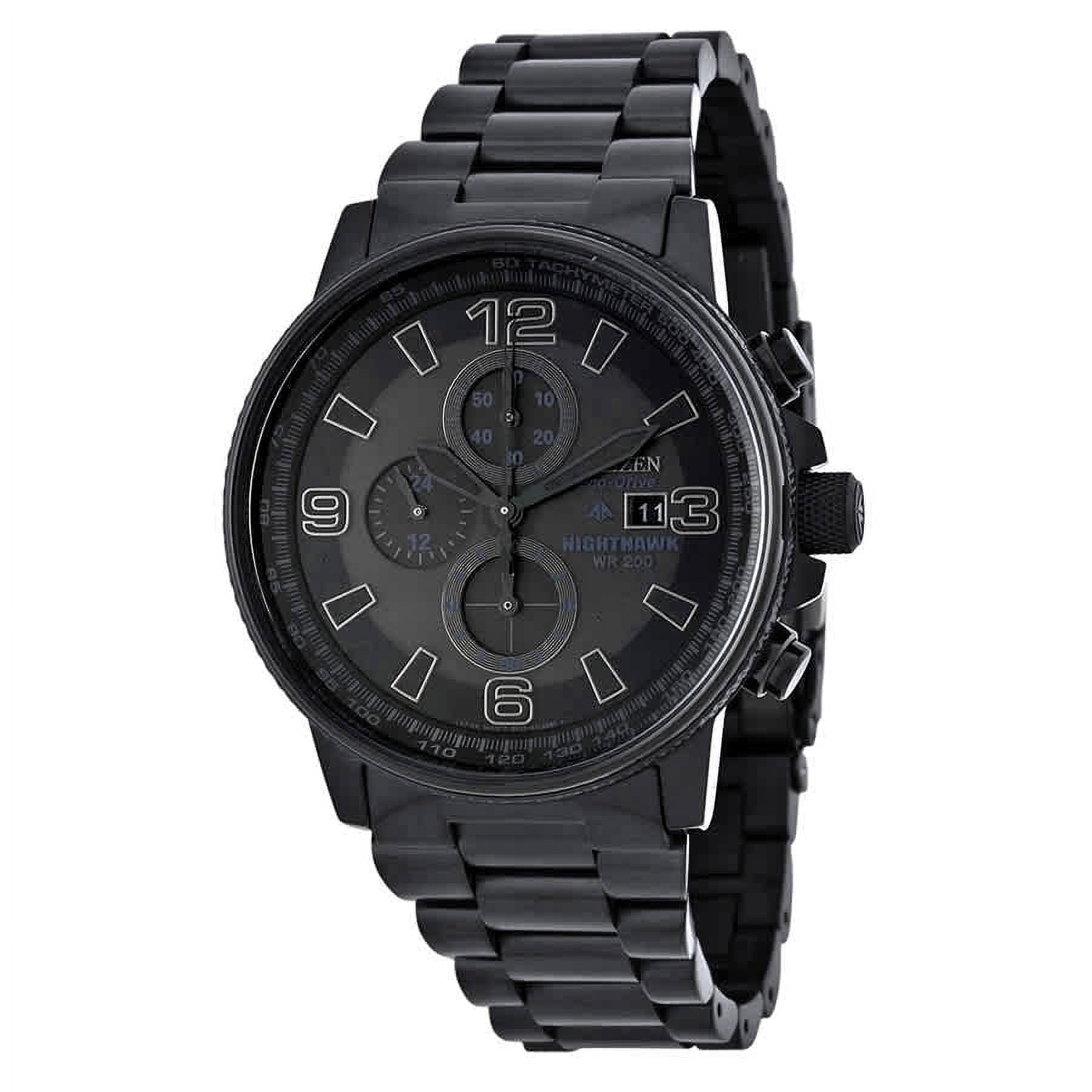Citizen Men's Eco-Drive Star Wars Death Star Black IP Stainless