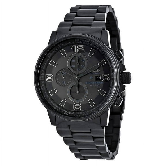 Citizen Men's Eco-Drive Night Hawk Chronograph Watch CA0295-58E