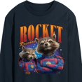 thumbnail image 3 of Marvel Guardians of the Galaxy - Rocket Raccoon - Men's Long Sleeve Graphic T-Shirt, 3 of 5