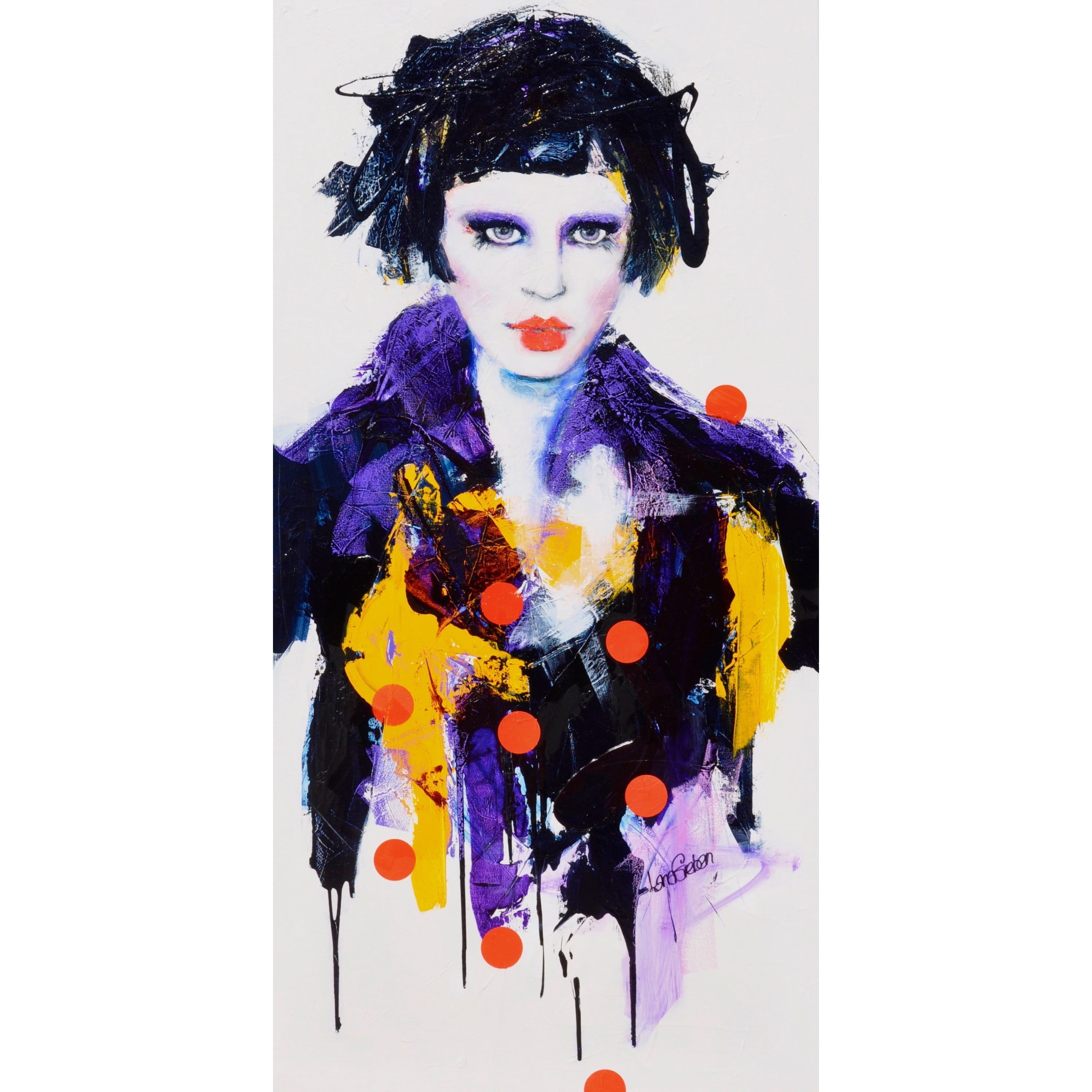 "China Doll" Painting Print on Wrapped Canvas