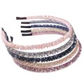 thumbnail image 1 of 5 Pcs Cerceau de Cheveux en Strass Mode Serre-Tête Fin, 1 of 10