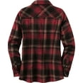 thumbnail image 3 of Legendary Whitetails Women's Cottage Escape Flannel Long Sleeve Plaid and Solid Color Clothes for Women, Fitted Button Down, 3 of 6