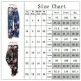 thumbnail image 2 of Askfv Women's Comfy Casual Stretch Floral Print High Waist Drawstring Lounge Straight-Leg pants, 2 of 5