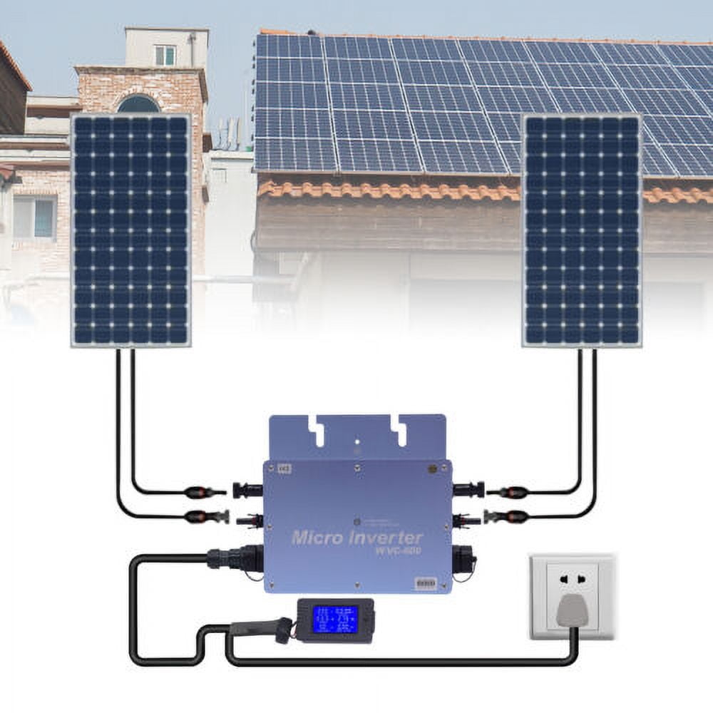 IP65 Waterproof Microinverter 600W Solar Grid Tie Micro Inverter for Solar Panel
