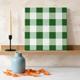 thumbnail image 3 of Ships Next Day Canvas Wall Art 10"x10", Green Plaid Wood Framed Canvas Print Painting, Spring Summer Farmhouse Buffalo Checkered Ready to Hang Small Picture Wall Decor for Home Kitchen Nursery Office, 3 of 9