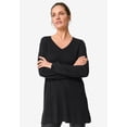 thumbnail image 3 of Ellos Plus Size V-Neck Sweater Tunic, 3 of 3