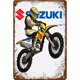 thumbnail image 1 of Cartel Wdftyju Dibujo de Chapa de Motocicleta Pintura de Metal Póster para el Hogar, 1 of 7