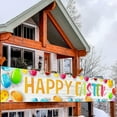 thumbnail image 4 of Beautynvta Happy Easter Banners for Outside, 19.6x118 Inch, Easter Yard Lawn Sign Backdrop Banner, Spring Easter Eggs Banner for Indoor Outdoor Easter Party Supplies, 4 of 6