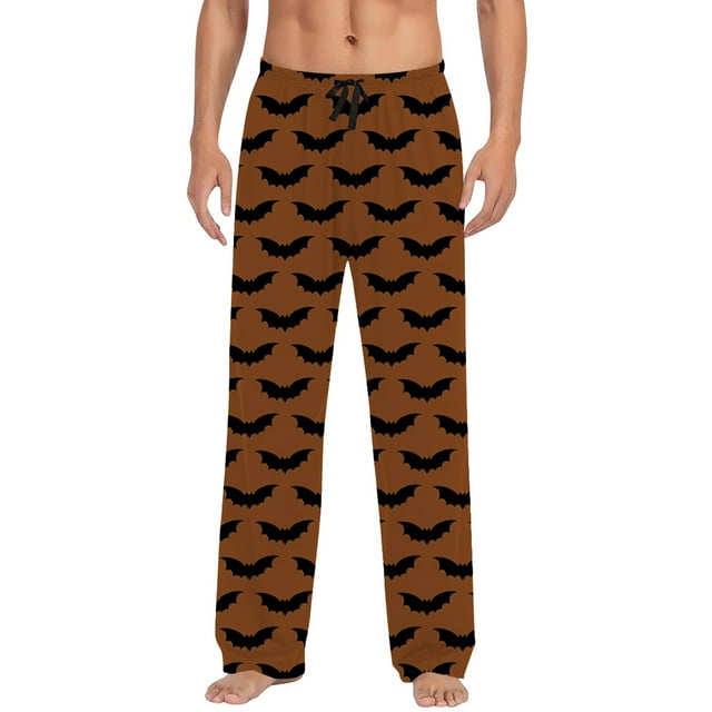 Men's Casual Pants Halloween Sleep Pants With Drawstring And Pockets Comfortable Relaxed Fit Long Pants For Everyday Wear