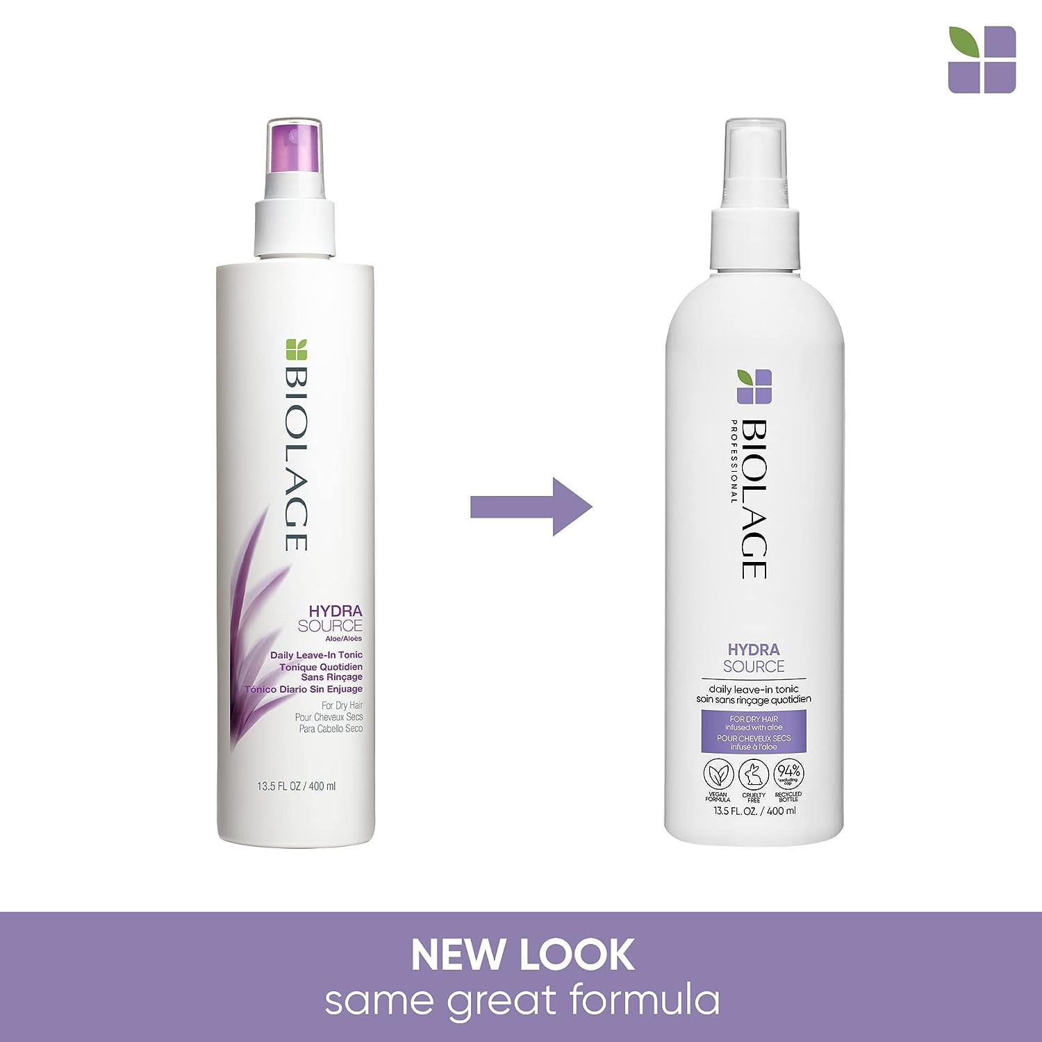 Matrix Biolage HydraSource Leave-In Tonic 13.5 oz (Pack of 3)