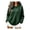 Dark Green, variant on Women's Leopard Print Sweatshirt, Crewneck Long Sleeve Pullover Pullover for Casual Daily Wear & Outing, Light Blue, L