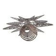 thumbnail image 4 of Kurt Adler 15.5-Inch Silver Glitter Wire 3D Star Treetop, 4 of 4