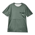 thumbnail image 2 of Gunia Women Maternity Tshirts Nursing Comfort Breastfeeding Shirts For Mama Zipper Tops Distressed Pregnancy Clothes With Pocket Skin-Friendly Casual Outwear, 2 of 5