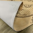 thumbnail image 5 of Ambesonne Retro Place Mats Set of 4, Adventure Words, Standard Size, Sand Brown Black, 5 of 6