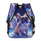 thumbnail image 4 of Easygdp Night Sky Winged French Bulldog Mochila Ergonómica Versátil para Laptop - Múltiples Bolsillos, Correas Ajustables, Unisex para Escuela, Viajes y Actividades al Aire Libre-One Size, 4 of 5