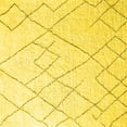 thumbnail image 1 of Ahgly Company Indoor Square Oriental Yellow Industrial Area Rugs, 3' Square, 1 of 4