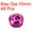 Rose Red, variant on 10mm Jingle Bells Craft Bells Carbon Steel Electroplating Red 48 Pack