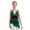 Dark Green, variant on Kids Girls Sparkly Straps Ballet Lyrical Jazz Latin Dance Dress Gymnastics Skirted Leotard Figure Skating Dancewear Dark Green 6