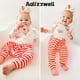 thumbnail image 3 of Ropa de Bebé Aalizzwell Prematuro para Niña Navidad de Algodón, 3 of 5