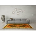 thumbnail image 3 of Ahgly Company Indoor Rectangle Persian Yellow Traditional Area Rugs, 5' x 7', 3 of 4